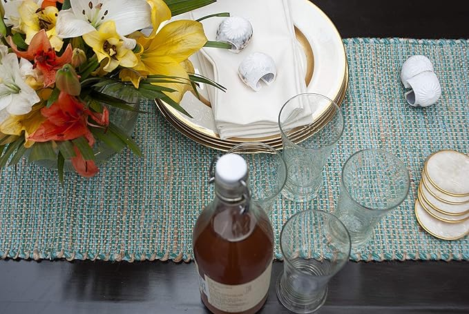Chardin home Natural Jute Table Runner 13x108 Inch – Vintage Boho Rustic Table - Image 7