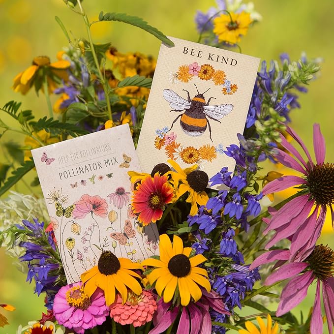 Bentley Seed Co. | Bee Kind Pollinator | Beautiful Bee Art | Environmental - Image 7