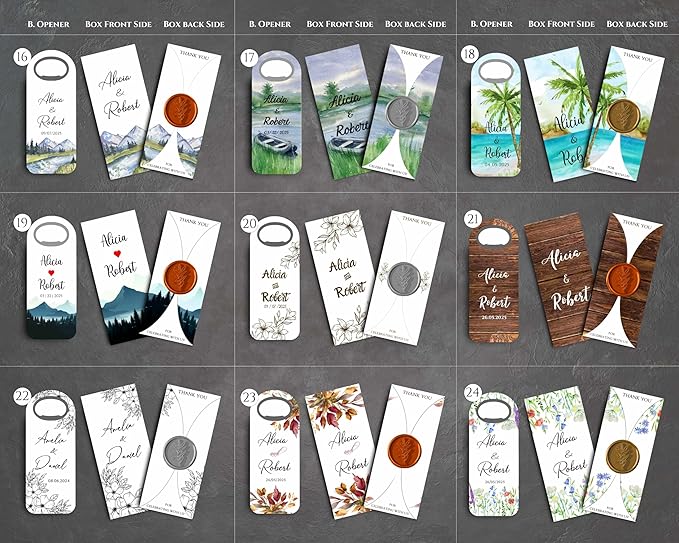 Wedding Bottle Opener Favors for Guests in Bulk, Hearts Shape Bottle Opener - Image 4
