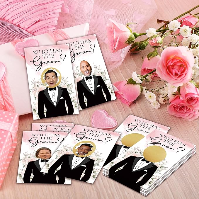 Who Has The Groom Bridal Shower Games, 3.5"x 2.1" Funny Bachelorette Party Game - Image 4