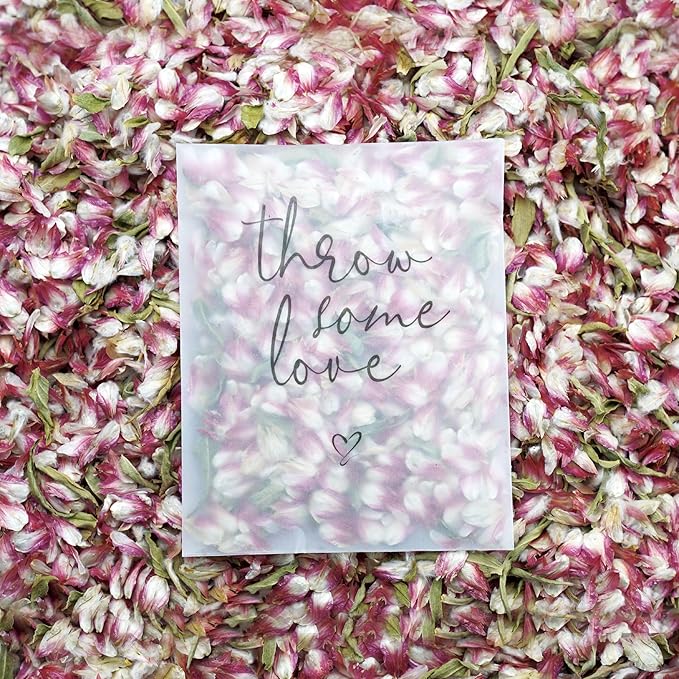 Rainbow Pana 50 Pack Prefilled Confetti Packets | Biodegradable Confetti by RainbowPana
