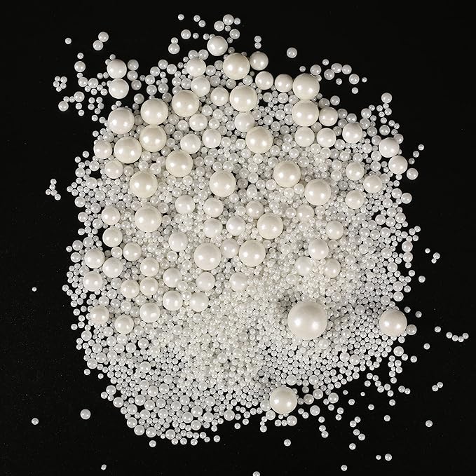 Kasvan White Pearl Sugar Sprinkles - Image 5