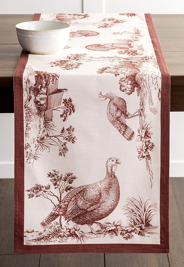 Maison d' Hermine Table Runner 100% Cotton Double Layer Table Runners 108 - Image 9