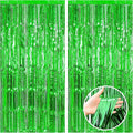 CANREVEL 2 Pack 3.3x8.2 Feet Foil Fringe Backdrop Curtains, Fringe Backdrop by CANREVEL