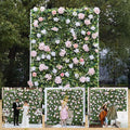 Artificial Luxury‌ Flower Wall Panels, Gorgeous 3D Silk Floral Backdrop by COCOFLOWERWALL