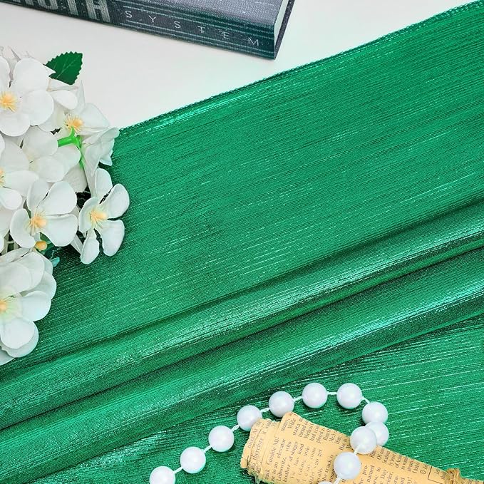 Emerald Green Backdrop Party Decorations: Backdrop Drapes Curtains 4.8FTx8FT - Image 7