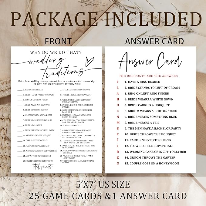 Fun Wedding Games Set - Image 2