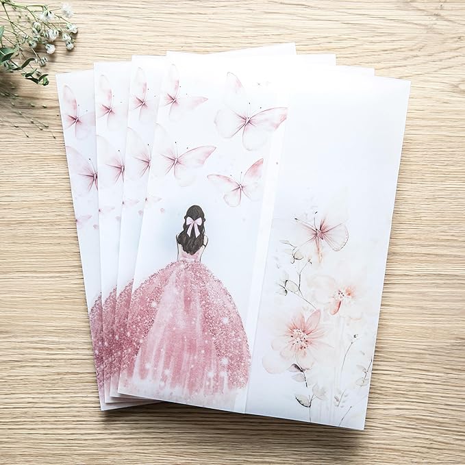 PONATIA 50 PCS Vellum Jackets for 5x7 Invitations - Image 2