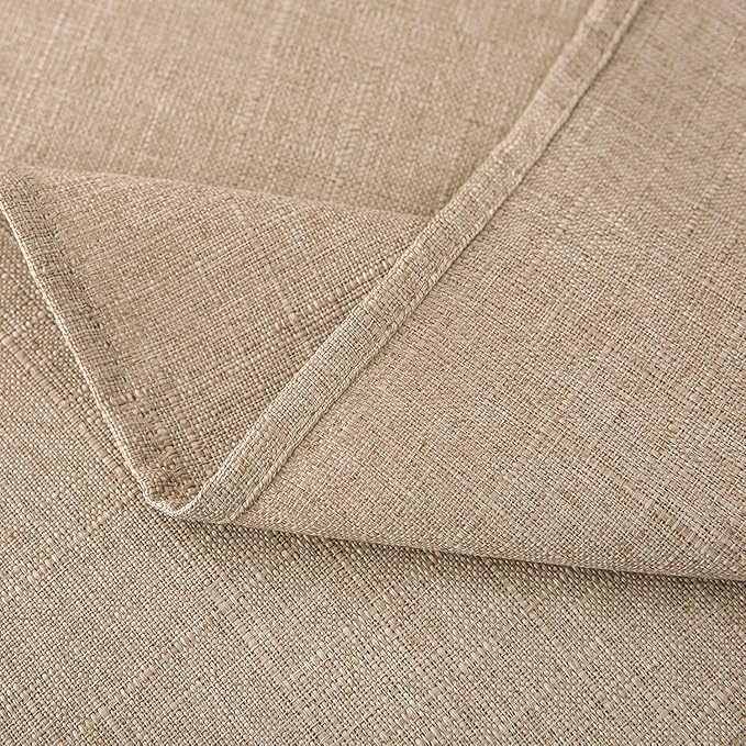 NLMUVW Linen Tablecloth for Rectangle Tables 70 Inch Burlap Textured Table - Image 5