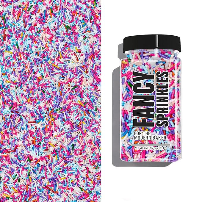 Fancy Sprinkles Roller Disco Sprinkles, Real Sugar, by FancySprinkles