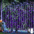 JMEXSUSS 300LED Halloween Curtain Lights by JMEXSUSS