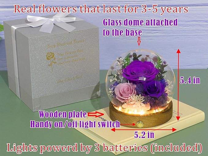 Valley of Rain & Forest Long-Lasting Real Flowers, Unique Floral Gift - Image 2