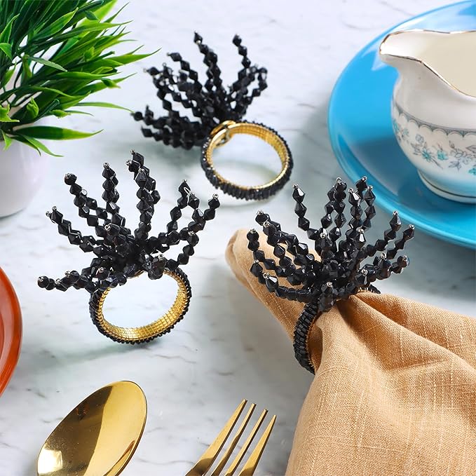 12-Pcs Decorative Napkin Rings - Image 6
