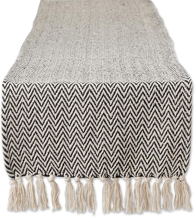 DII Woven Basic Tabletop Collection, Chevron Table Runner by DII