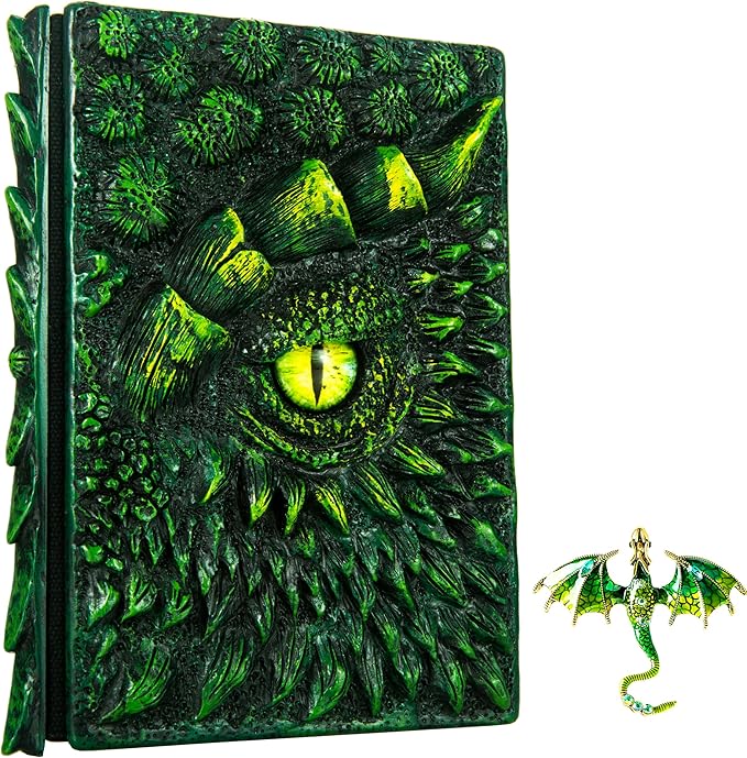 3D Dragon Eye Embossed Journal, Resin Engraving Notebook, Dnd notebook by LZlightactor
