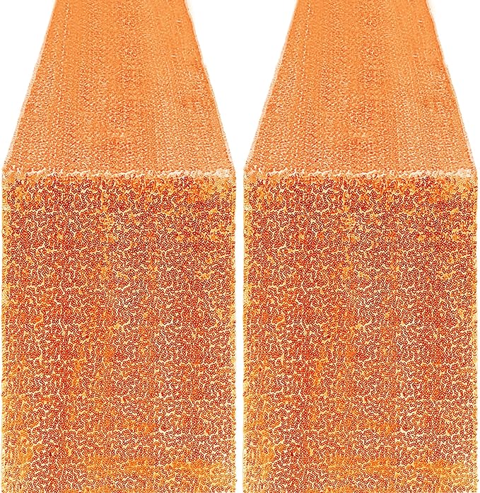 2 Packs 12 x 72 inches Sequin Table Runner by Unknown