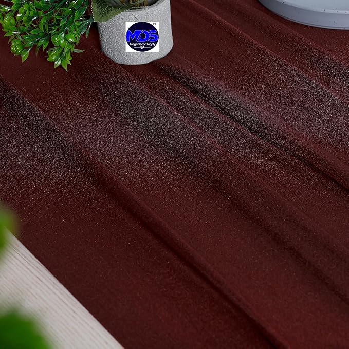 MDS 2 Pack 14ft Chiffon Table Runner 29 x 170 Inches Sheer Wedding Runner - Image 5