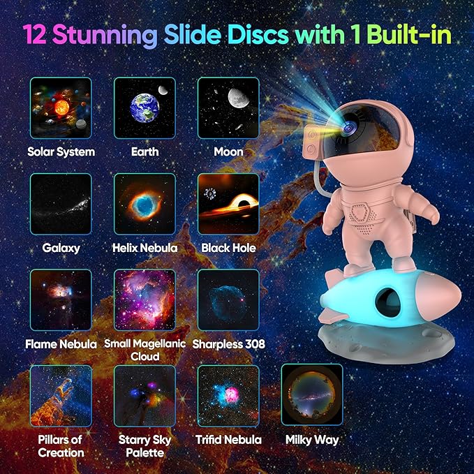 Star Projector, Astronaut Galaxy Projector - Image 2