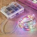 2 Pack 65.6 Ft. Battery Operated Outdoor String Lights by Ariceleo