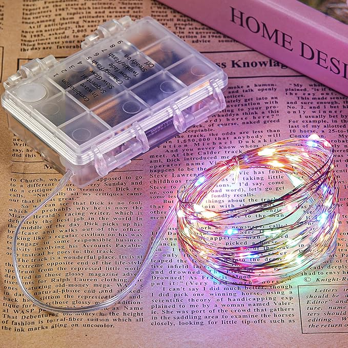 1 Pack 32.8 Ft. Battery Operated Outdoor String Lights - Image 2