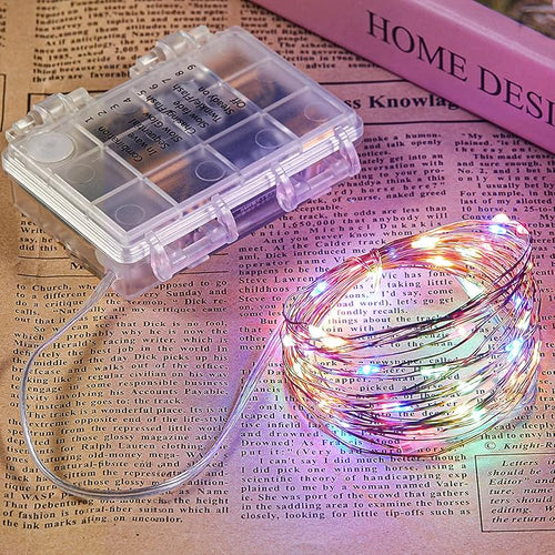 1 Pack 32.8 Ft. Battery Operated Outdoor String Lights - Image 2