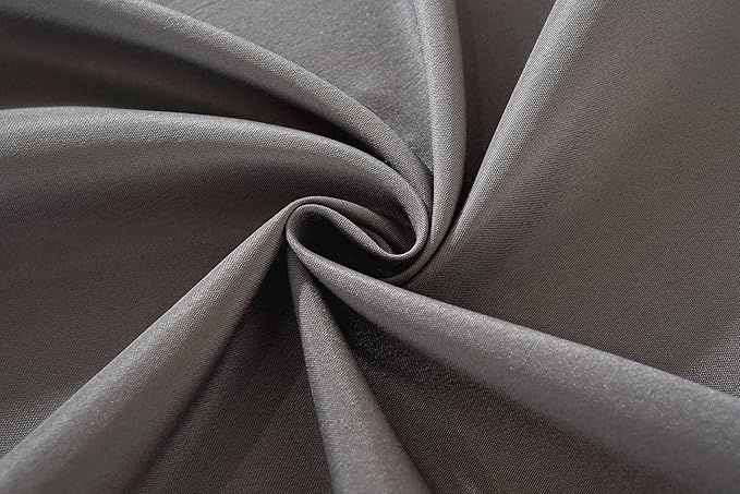 Craft And Party Round Tablecloth, 60 Inch Charcoal Tablecloth, Polyester Fabric - Image 5