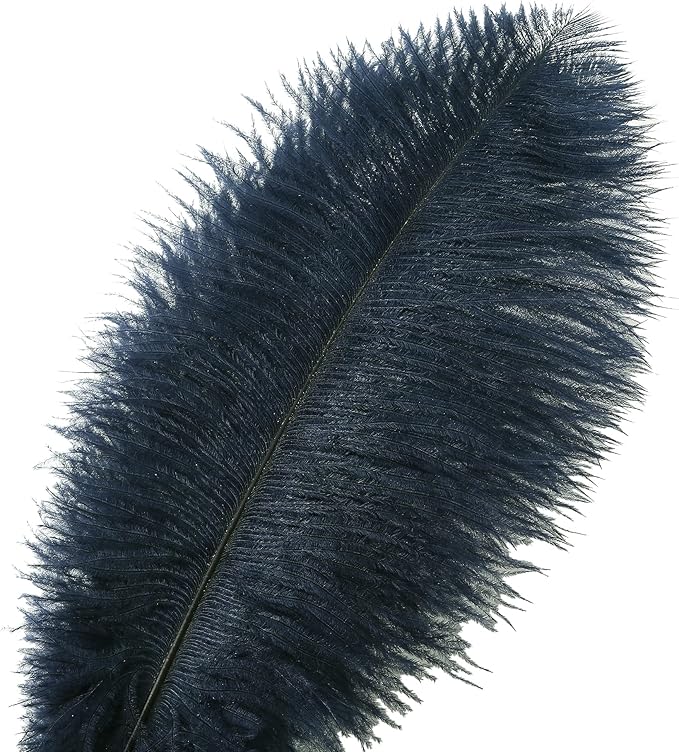 Ballinger Navy Blue Ostrich Feathers Plumes - Image 2