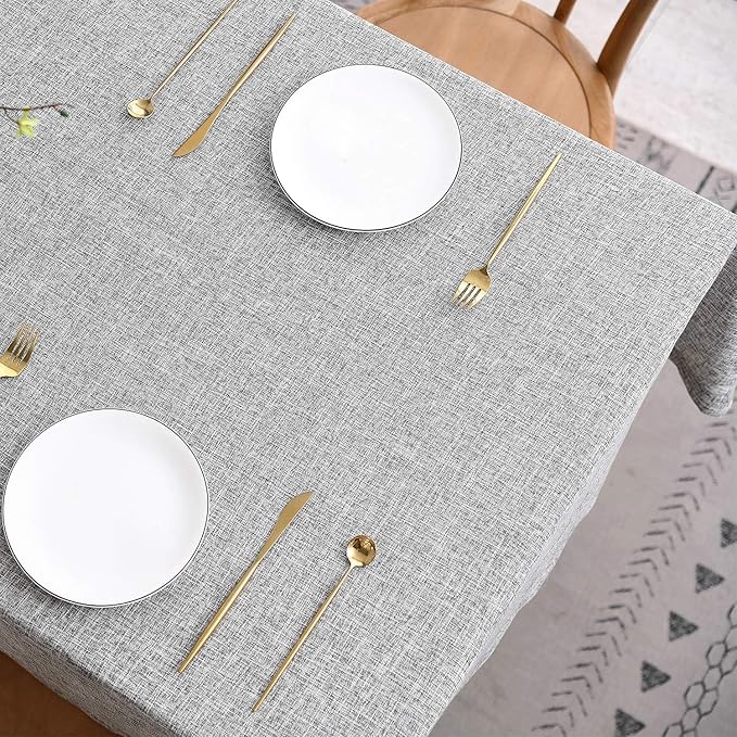 maxmill Flaxy Faux Linen Table Cloth - Image 4