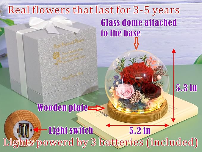 Valley of Rain & Forest Long-Lasting Real Flowers, Unique Floral Gift - Image 2