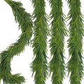 1 Pcs Artificial Norfolk Pine Garlands Christmas, 6 FT Dense Real Touch Winter by Oleitodh