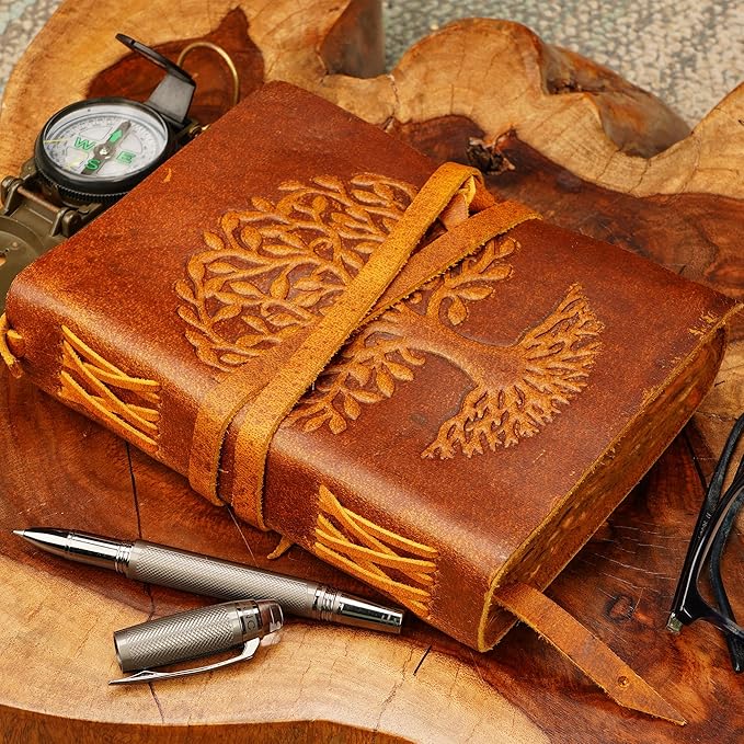 LUXEORIA Tree Of Life Leather Journal - Image 3