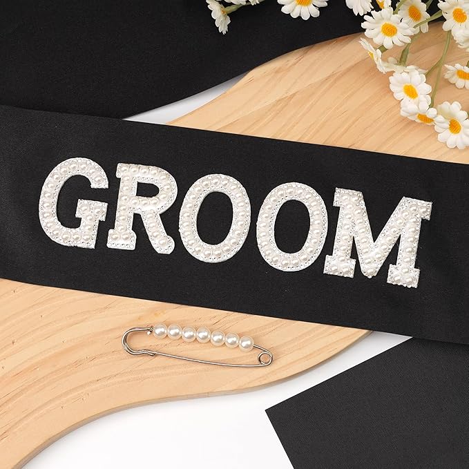 Yxiang Groom Sash, Bachelorette Party Sash, Groomie Sash Bridal Shower Gift - Image 3