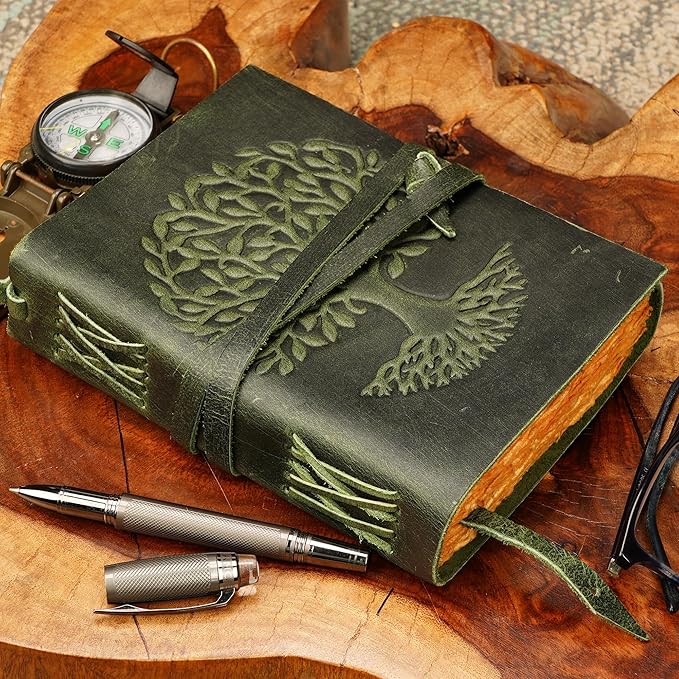 LUXEORIA Tree Of Life Leather Journal - Image 3