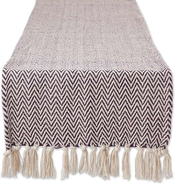 DII Woven Basic Tabletop Collection, Chevron Table Runner by DII