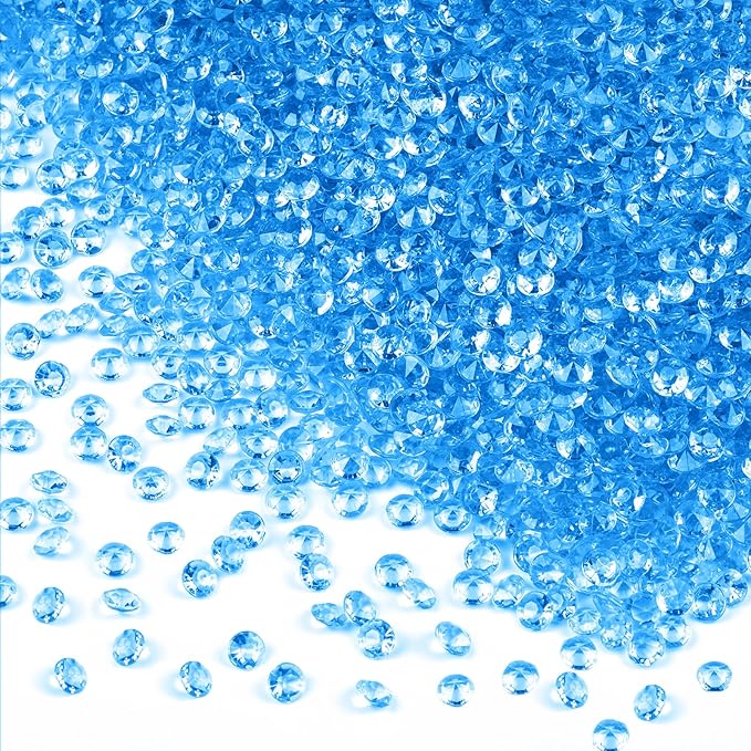 10000Pcs Crystal Acrylic Diamond Fake Gems Vase Filler, 4.5mm Faux Diamonds by Unknown