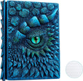 3D Dragon Eye Embossed Journal, Resin Engraving Notebook, Dnd notebook by LZlightactor