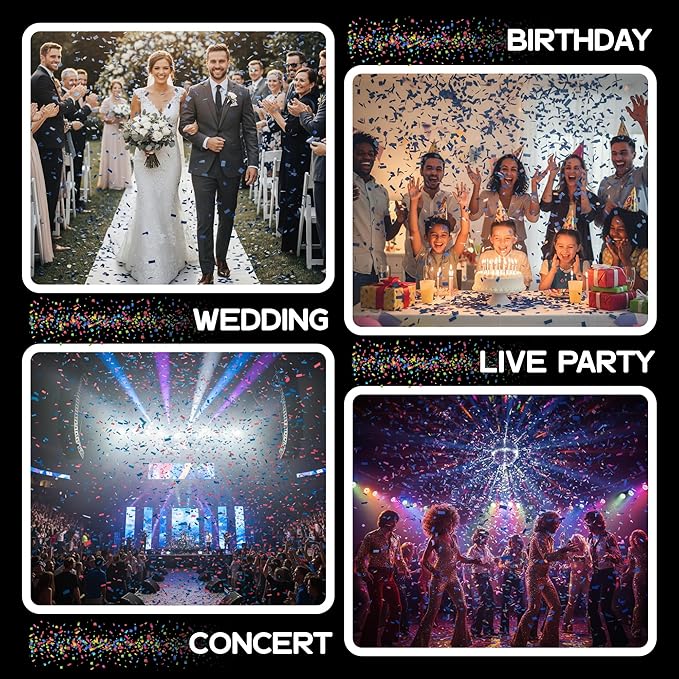 Ultimate Confetti, Dark Blue Biodegradable Confetti - Image 6
