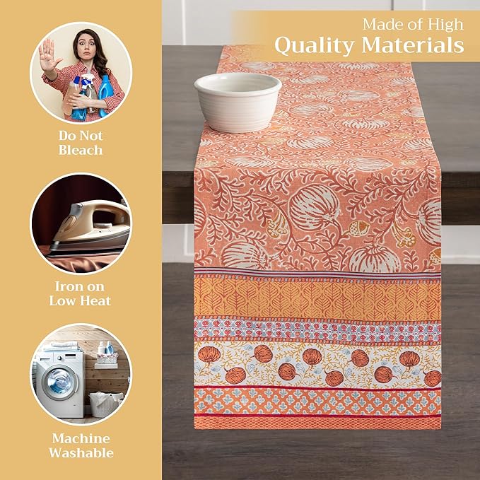 Maison d' Hermine Table Runner 100% Cotton Single Layer Table Runners 72 inches - Image 3