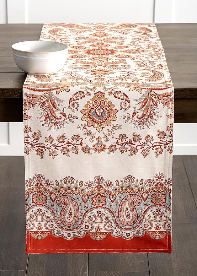 Maison d' Hermine Table Runner 100% Cotton Double Layer Table Runners 108 - Image 9
