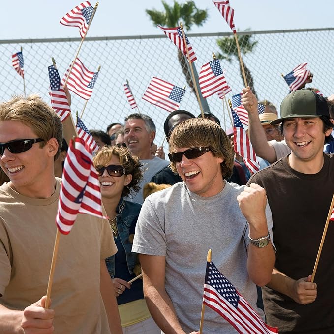 12Pcs 8×12 Inch Small American Flags on Stick Mini USA Flags US Handheld Flag - Image 6