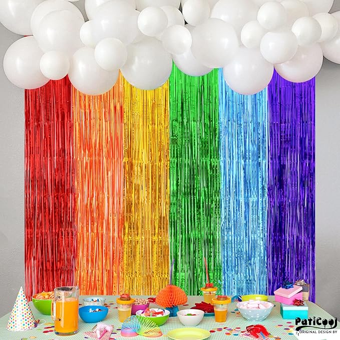 Rainbow Streamers Party Decorations - Image 6