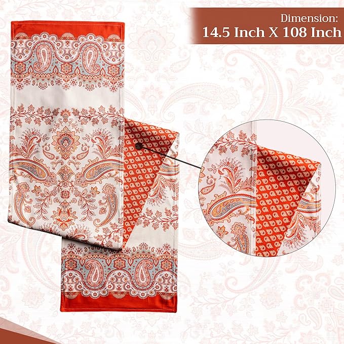 Maison d' Hermine Table Runner 100% Cotton Double Layer Table Runners 108 - Image 4