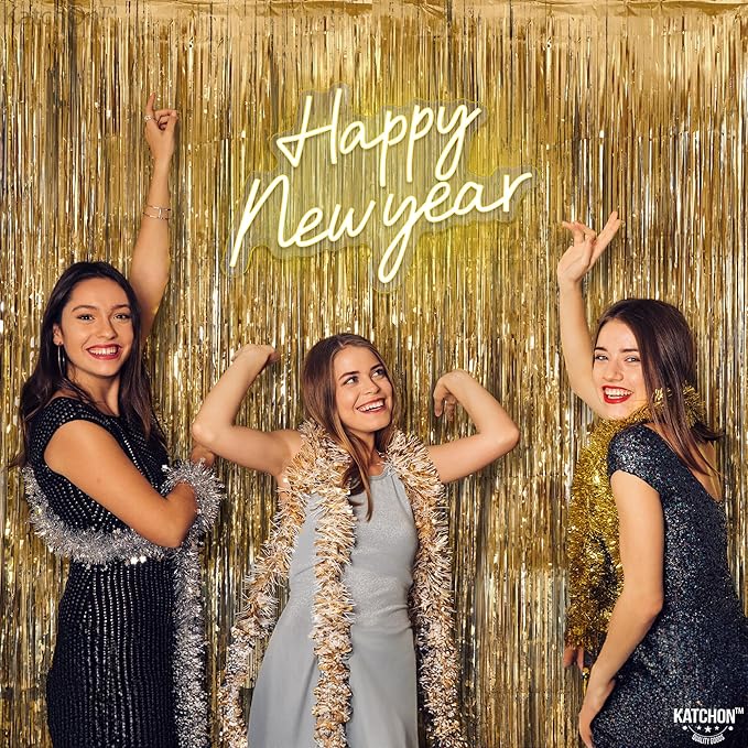 Katchon, Champagne Gold Backdrop Curtain - Image 5