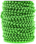 Mandala Crafts 6mm Faux Green Pearl Beads Roll by MandalaCrafts