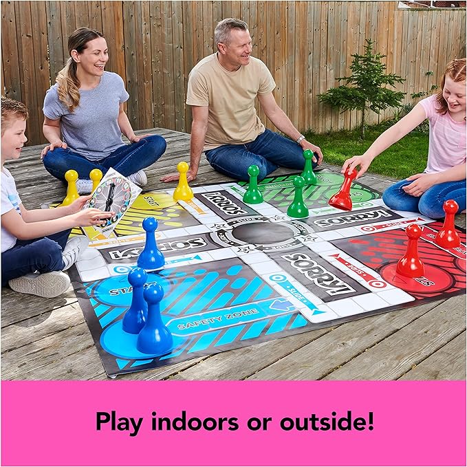 Giant SORRY! Classic Family Board Game Indoor Outdoor Retro Party Activity - Image 5