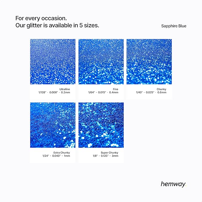 Hemway Biodegradable Glitter Eco Friendly - 100g/3.5oz Bio Cosmetic Safe - Image 3