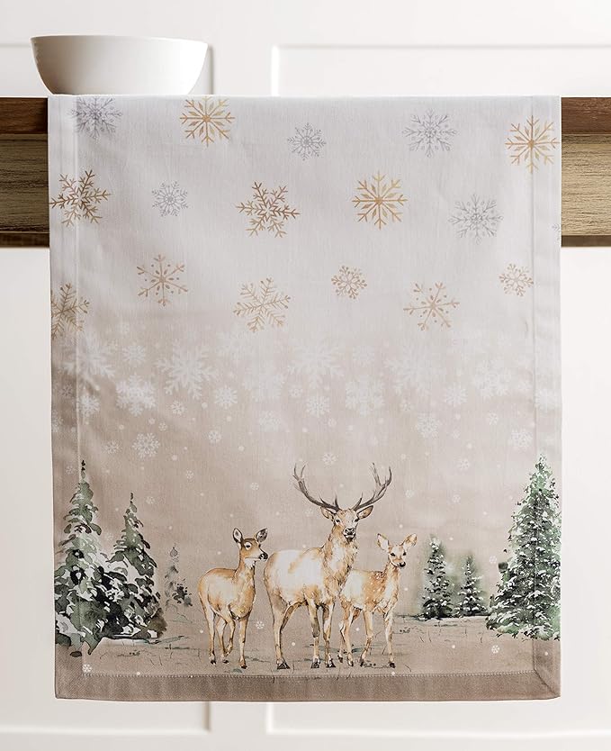 Maison d' Hermine Table Runner 100% Cotton Single Layer Table Runners 60 inches - Image 8