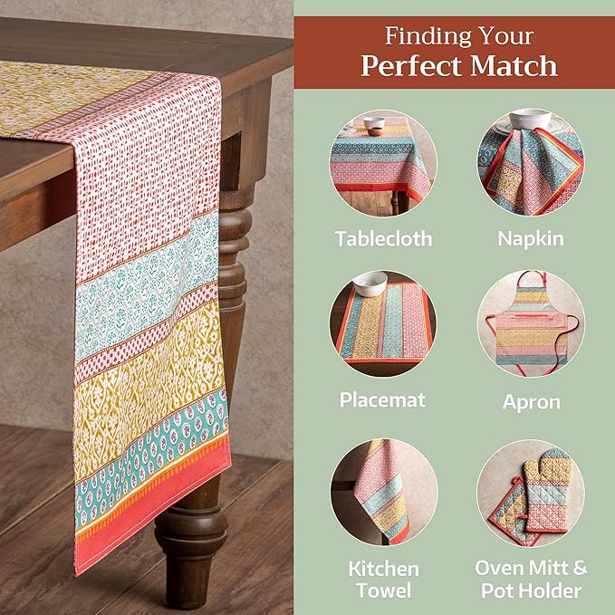 Maison d' Hermine Table Runner 100% Cotton Double Layer Table Runners 72 inches - Image 5