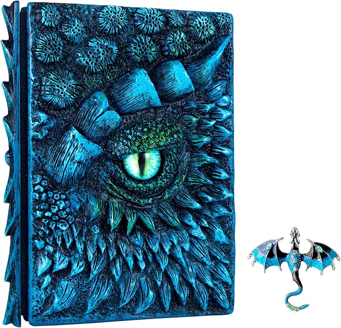 3D Dragon Eye Embossed Journal, Resin Engraving Notebook, Dnd notebook by LZlightactor