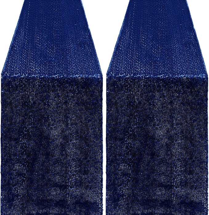 2 Packs 12 x 72 inches Sequin Table Runner by Unknown